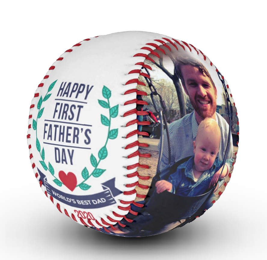 Custom Fathers day Softball Gift