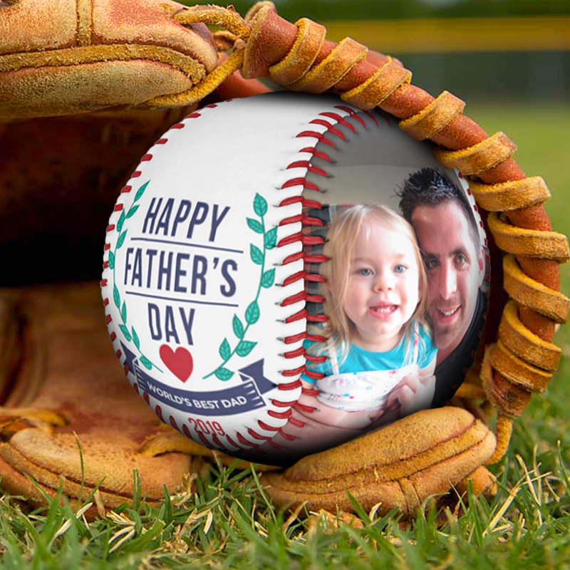 Picture Fathers day Gift Softball