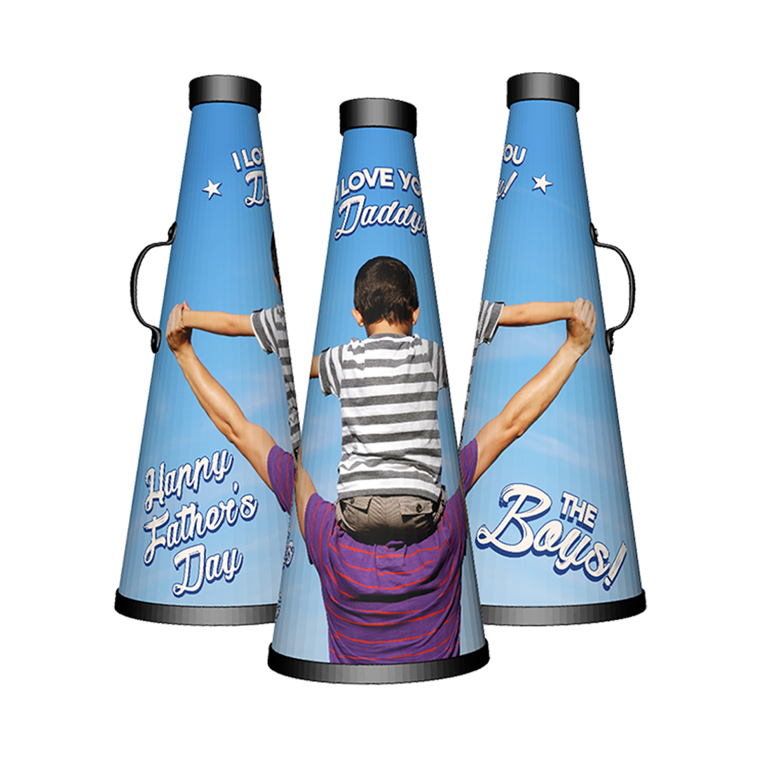 Picture cheerleading Megaphone Fathers Day gift